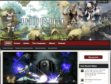 Tablet Screenshot of ffxivrealm.com